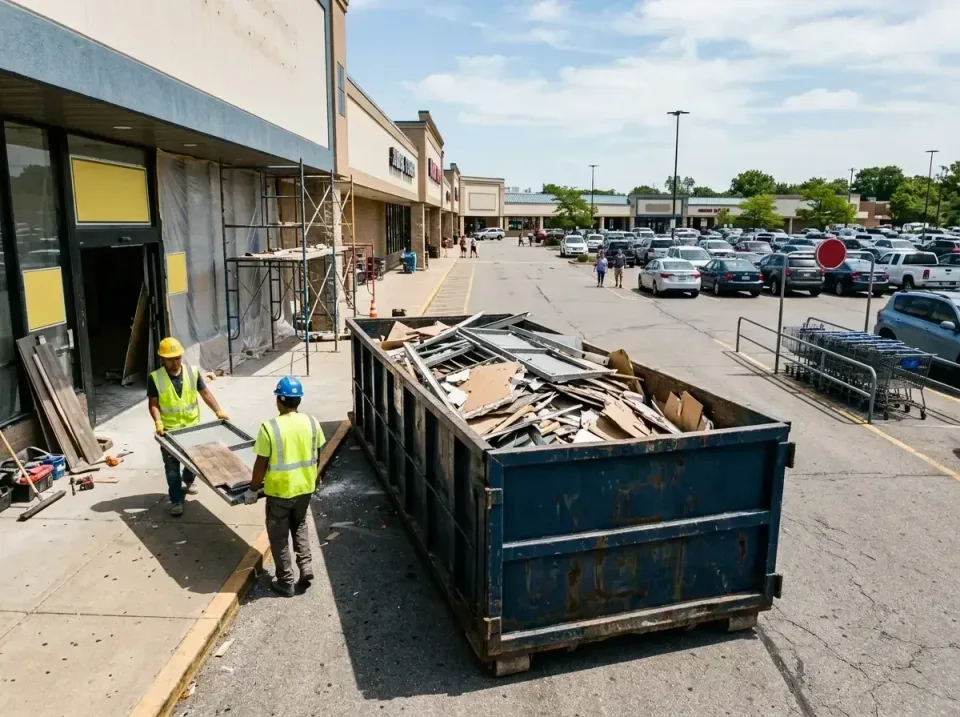 retail-store-renovation-debris-003 — frequently asked questions, Roll-off Dumpster Rentals in Bellevue, ID